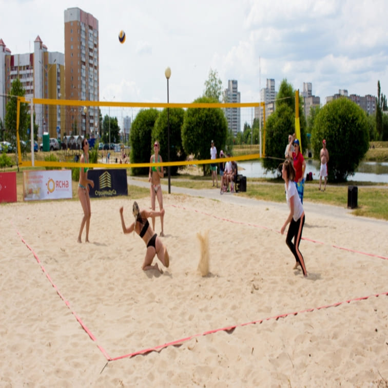 В Гомеле прошёл первый тур чемпионата страны по пляжному волейболу