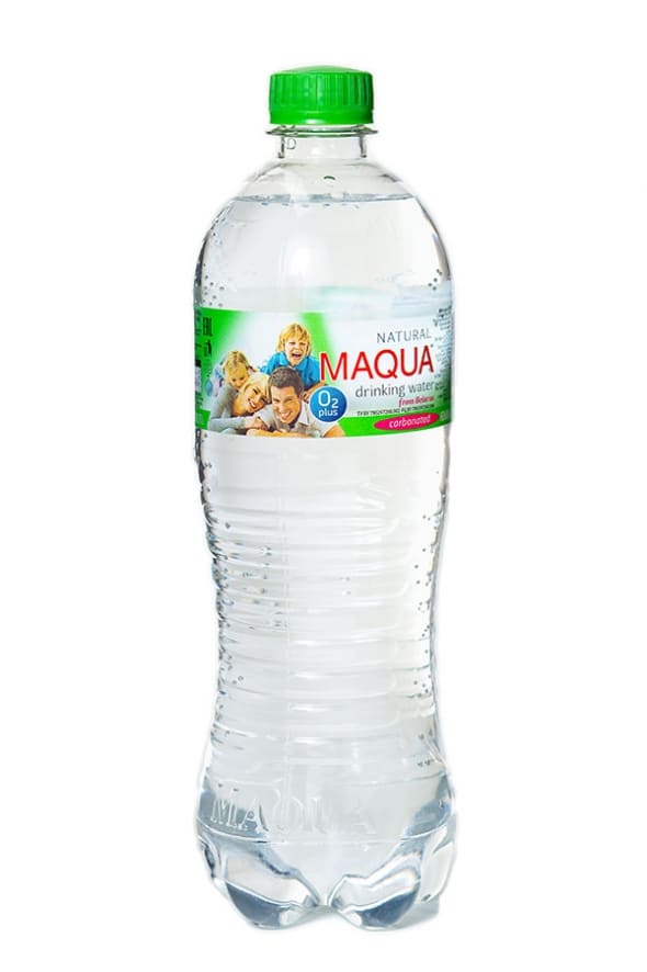 Вода питьевая газированная "MAQUA" 0,75л
