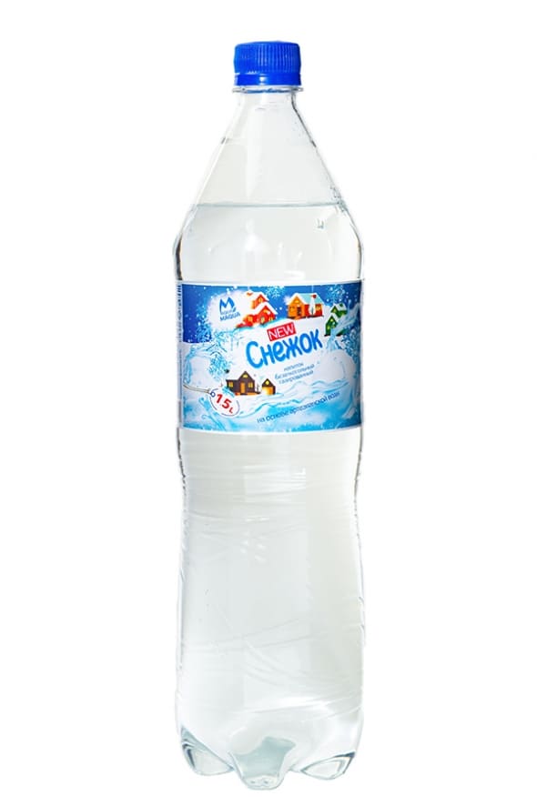 Напиток безалкогольный газированный "Maqua" Снежок 1,5 л.