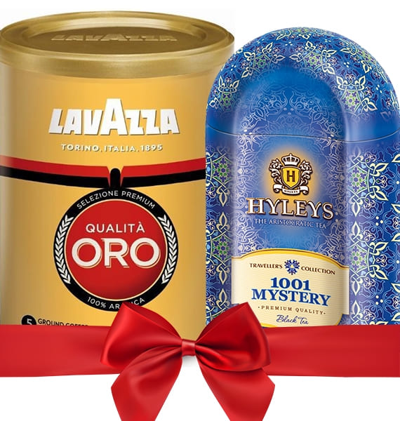 Подарочный набор №2 (Чай «Hyleys. 1001 Mystery», кофе «LavAzza Qualita Oro»)