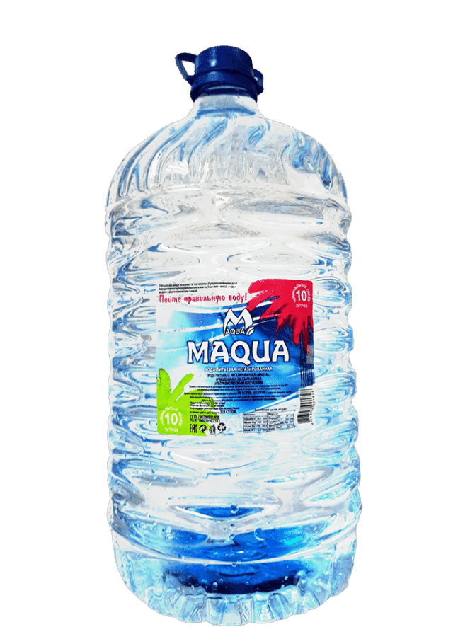 Вода питьевая негазированная MAQUA  объемом 10л